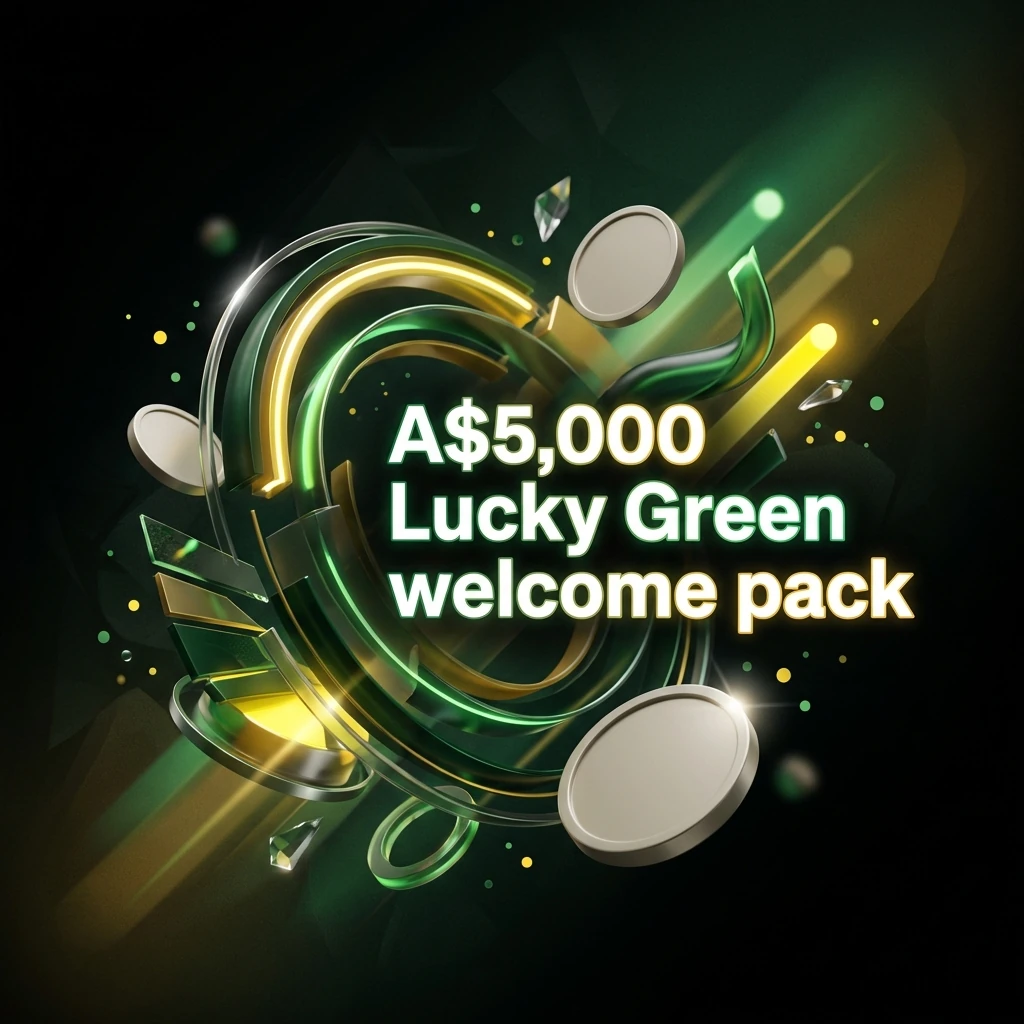 A$5,000 Lucky Green welcome pack